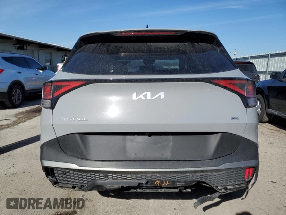 2024 Kia Sportage X-Line with VIN 5XYK6CDF6RG159488, listed as a Copart auction lot 44323165 with Not Provided miles and Salvage Title. Bid and sale history available at carsss.com. Image 6.