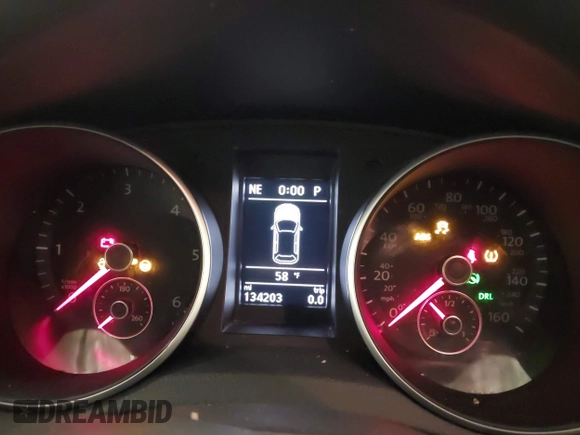 2014 Volkswagen Jetta SportWagen TDI w/Sunroof & Nav with VIN 3VWPL7AJ2EM627998, listed as a IAAI auction lot 41614718 with 134,203 mi miles. Bid and sale history available at carsss.com. Image 7.