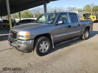 2006 GMC Sierra 1500 SLT with VIN 2GTEK13Z761277452, listed as a Copart auction lot 53755255 with 194,655 mi miles and Clean Title. Bid and sale history available at carsss.com. Image 1.