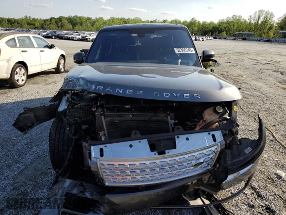 2016 Land Rover Range Rover HSE with VIN SALGS2VF0GA257268, listed as a Copart auction lot 52306245 with Not provided miles and Salvage title. Bid and sale history available at DreamBid. Image 5.