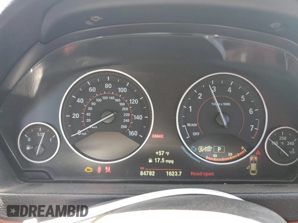 2019 BMW 4 Series 430i xDrive with VIN WBA4J3C58KBL07332, listed as a Copart auction lot 57670745 with 84,782 mi miles and Salvage title. Bid and sale history available at DreamBid. Image 9.