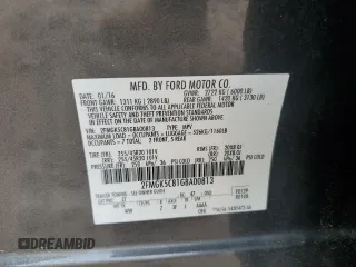 2016 Ford Flex SEL z VIN 2FMGK5C81GBA00813, wystawiony jako Copart lot #55387225 z przebiegiem 187 494 mil mil oraz Szkoda całkowita • Salvage title. Historia ofert i sprzedaży dostępna na DreamBid. Obrazek 14.