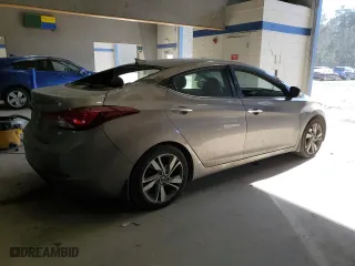 2016 Hyundai Elantra GL with VIN 5NPDH4AE2GH799014, listed as a Copart auction lot 43185425 with 176,286 mi miles and Salvage Title. Bid and sale history available at carsss.com. Image 3.