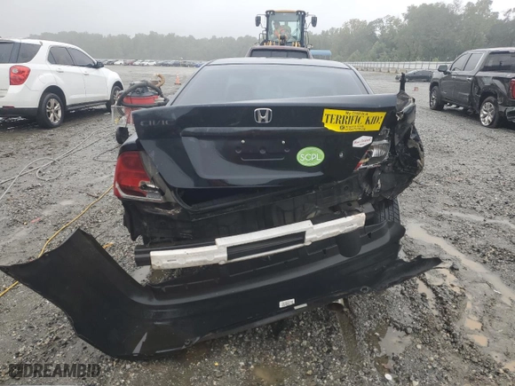 2002 Honda Civic LX with VIN 1HGEM21572L063504, listed as a Copart auction lot 71024364 with 0 mi miles and Salvage Title. Bid and sale history available at carsss.com. Image 6.