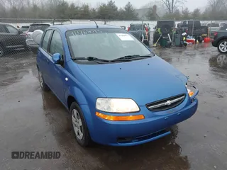 2008 Chevrolet Aveo LS with VIN KL1TD66608B010633, listed as a IAAI auction lot 41468073 with 73,744 mi miles and . Bid and sale history available at DreamBid. Image 1.