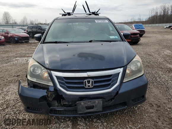 2010 Honda Odyssey EX with VIN 5FNRL3H44AB091896, listed as a Copart auction lot 52734985 with 174,596 mi miles and Salvage Title. Bid and sale history available at carsss.com. Image 5.
