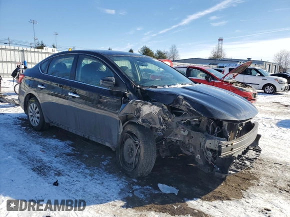 2016 Nissan Sentra SV with VIN 3N1AB7APXGY321792, listed as a Copart auction lot 41927005 with 87,490 mi miles and Salvage Title. Bid and sale history available at DreamBid. Image 4.