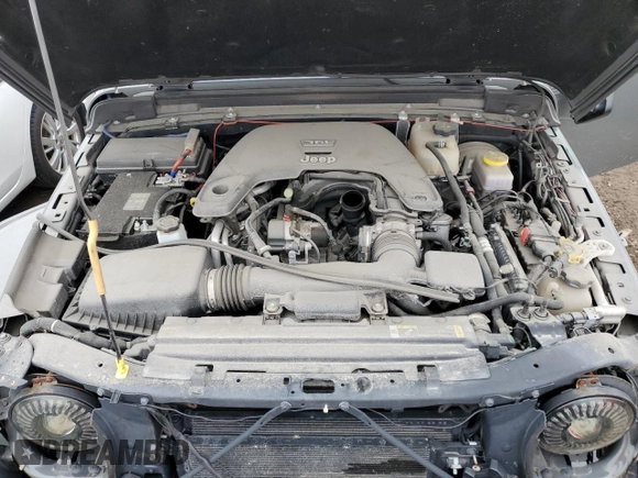 2021 Jeep Wrangler Unlimited Sahara High Altitude with VIN 1C4HJXEG3MW614509, listed as a Copart auction lot 80878533 with 45,660 mi miles and Clean title. Bid and sale history available at DreamBid. Image 11.