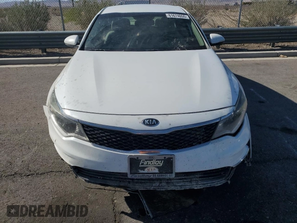 2018 Kia Optima LX with VIN 5XXGT4L3XJG227604, listed as a Copart auction lot 61674055 with 197,131 mi miles and Salvage title. Bid and sale history available at DreamBid. Image 5.