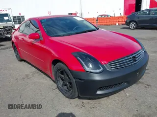 2004 Infiniti G35 w/Leather with VIN JNKCV54E84M305177, listed as a IAAI auction lot 41878183 with 102,314 mi miles and . Bid and sale history available at DreamBid. Image 1.