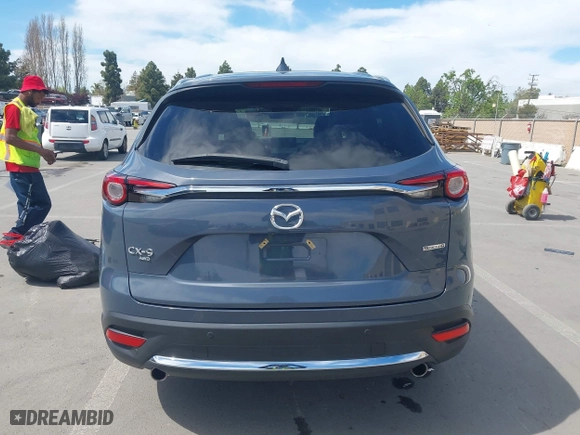 2021 Mazda CX-9 Grand Touring with VIN JM3TCBDY0M0503640, listed as a IAAI auction lot 42015216 with 38,397 mi miles. Bid and sale history available at carsss.com. Image 17.
