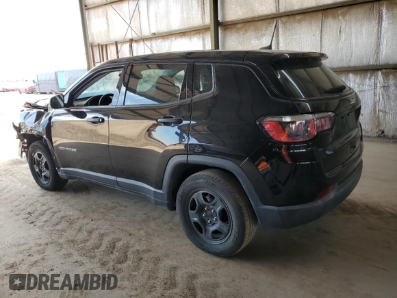 2019 Jeep Compass Sport with VIN 3C4NJCAB8KT622274, listed as a Copart auction lot 55503185 with 36,083 mi miles and Clean title. Bid and sale history available at DreamBid. Image 2.