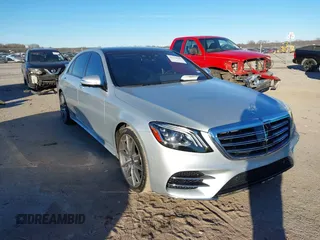 2019 Mercedes-Benz S 560 z VIN WDDUG8DB5KA474391, wystawiony jako IAAI lot #41265585 z przebiegiem 23 257 mil mil oraz . Historia ofert i sprzedaży dostępna na DreamBid. Obrazek 1.