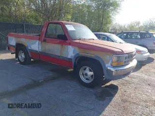 1991 Dodge Dakota "S" with VIN 1B7FL26X4MS257044, listed as a IAAI auction lot 42038980 with 120,127 mi miles. Bid and sale history available at carsss.com. Image 1.