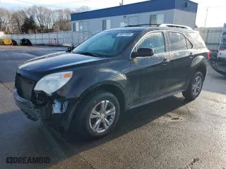 2010 Chevrolet Equinox LT w/1LT with VIN 2CNFLEEWXA6377029, listed as a Copart auction lot 46911045 with 155,256 mi miles and Salvage Title. Bid and sale history available at carsss.com. Image 1.