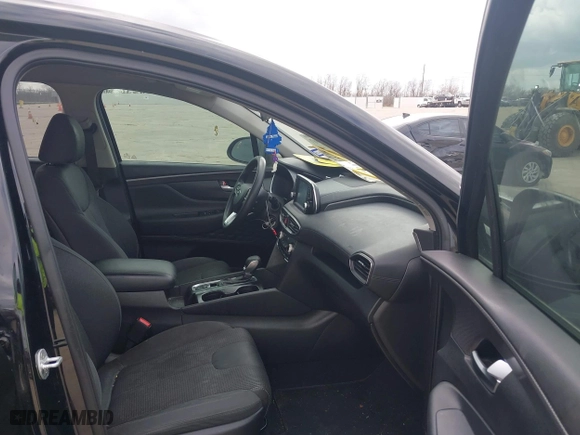 2019 Hyundai Santa Fe SE with VIN 5NMS23AD1KH074388, listed as a IAAI auction lot 41539007 with 123,570 mi miles. Bid and sale history available at carsss.com. Image 5.