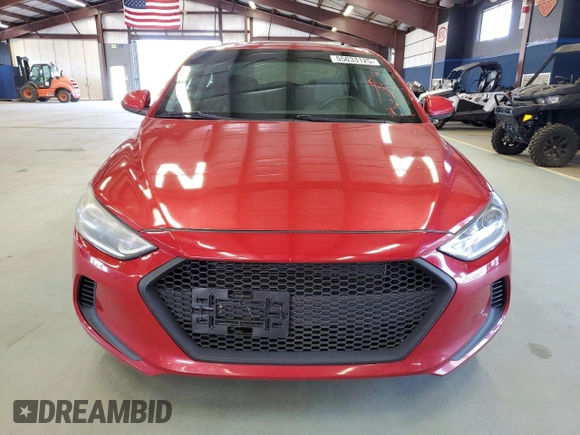 2017 Hyundai Elantra Limited with VIN 5NPD84LF3HH098067, listed as a Copart auction lot 55033125 with 100,691 mi miles and Clean Title. Bid and sale history available at DreamBid. Image 5.