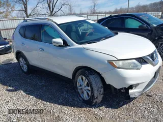 2014 Nissan Rogue SV with VIN 5N1AT2MV2EC767234, listed as a IAAI auction lot 41643753 with 182,355 mi miles. Bid and sale history available at carsss.com. Image 1.