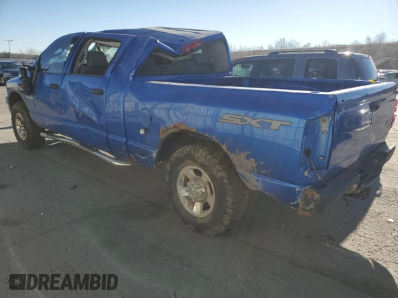 2008 Dodge 1500 SLT with VIN 3D7KS19D78G164888, listed as a Copart auction lot 50689395 with 176,282 mi miles and Salvage Title. Bid and sale history available at DreamBid. Image 2.