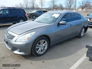 2015 Infiniti Q40 with VIN JN1CV6AR3FM650007, listed as a IAAI auction lot 41609662 with 145,918 mi miles. Bid and sale history available at carsss.com. Image 17.