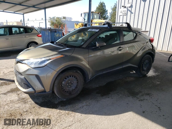 2021 Toyota C-HR LE with VIN NMTKHMBX0MR140098, listed as a Copart auction lot 72136544 with 43,869 mi miles and Clean Title. Bid and sale history available at DreamBid. Image 1.