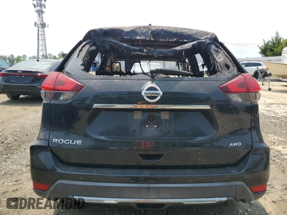 2017 Nissan Rogue S with VIN KNMAT2MV5HP529377, listed as a Copart auction lot 59687365 with Not provided miles and Salvage title. Bid and sale history available at DreamBid. Image 6.