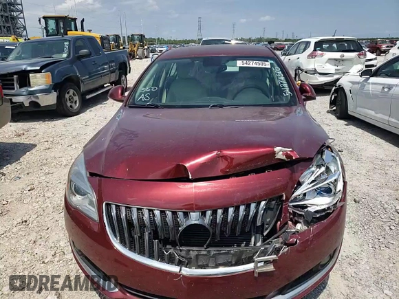 2017 Buick Regal Sport Touring with VIN 2G4GL5EXXH9105523, listed as a Copart auction lot 54274505 with 164,590 mi miles and Salvage Title. Bid and sale history available at DreamBid. Image 13.