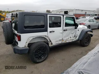 2018 Jeep Wrangler JK Unlimited Sport S with VIN 1C4BJWDG9JL825714, listed as a Copart auction lot 73287794 with 103,643 mi miles and Salvage Title. Bid and sale history available at carsss.com. Image 3.
