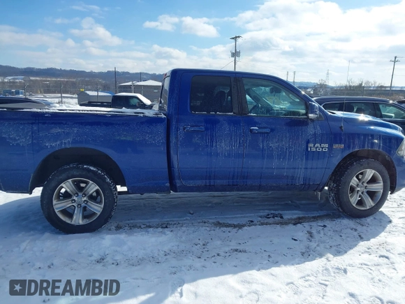 2014 Ram 1500 Sport with VIN 1C6RR7HT3ES362184, listed as a IAAI auction lot 41273983 with 149,833 mi miles and . Bid and sale history available at DreamBid. Image 13.