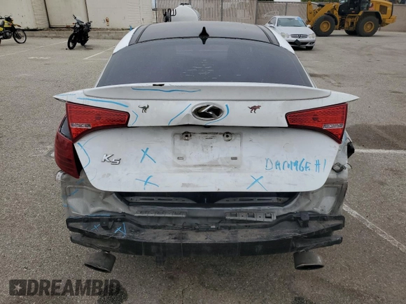 2013 Kia Optima EX with VIN 5XXGN4A76DG247451, listed as a Copart auction lot 58445265 with 181,194 mi miles and Salvage title. Bid and sale history available at DreamBid. Image 6.