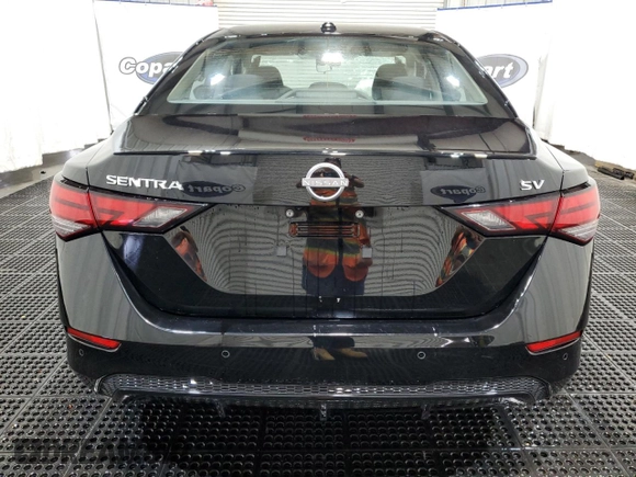 2024 Nissan Sentra SV with VIN 3N1AB8CV7RY348310, listed as a Copart auction lot 61210525 with 27,120 mi miles and Non repairable. Bid and sale history available at DreamBid. Image 6.