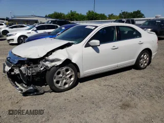 2010 Ford Fusion SE with VIN 3FAHP0HA1AR182522, listed as a Copart auction lot 55133975 with 166,793 mi miles and Salvage Title. Bid and sale history available at DreamBid. Image 1.