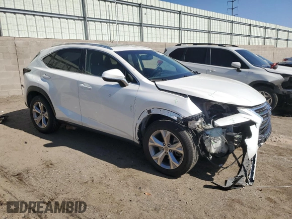 2017 Lexus NX 200t with VIN JTJBARBZ6H2141612, listed as a Copart auction lot 58217825 with 163,914 mi miles and Salvage title. Bid and sale history available at DreamBid. Image 4.