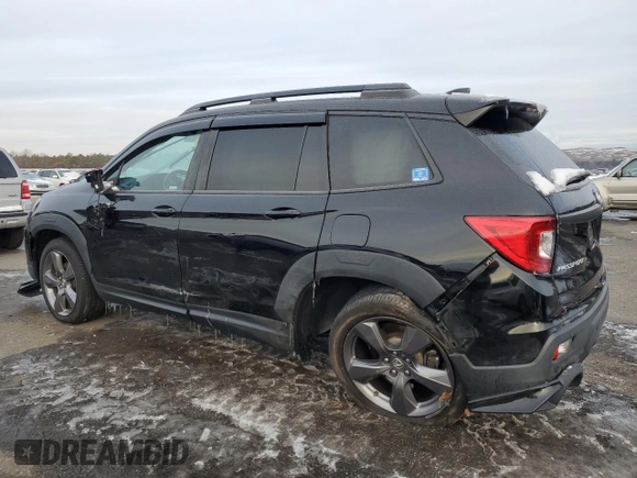 2021 Honda Passport Touring with VIN 5FNYF8H96MB007268, listed as a Copart auction lot 89077285 with 63,232 mi miles and Salvage Title. Bid and sale history available at carsss.com. Image 2.