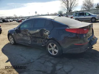 2015 Kia Optima LX with VIN KNAGM4A78F5650676, listed as a Copart auction lot 44618535 with 103,858 mi miles and Salvage Title. Bid and sale history available at carsss.com. Image 2.