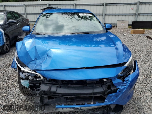 2024 Nissan Sentra SV with VIN 3N1AB8CV6RY313645, listed as a Copart auction lot 59614685 with 12,296 mi miles and Salvage title. Bid and sale history available at DreamBid. Image 5.