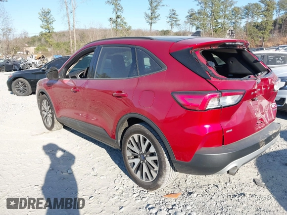 2020 Ford Escape SE Sport Hybrid with VIN 1FMCU0BZ1LUB50043, listed as a IAAI auction lot 41688056 with 37,898 mi miles and . Bid and sale history available at carsss.com. Image 3.