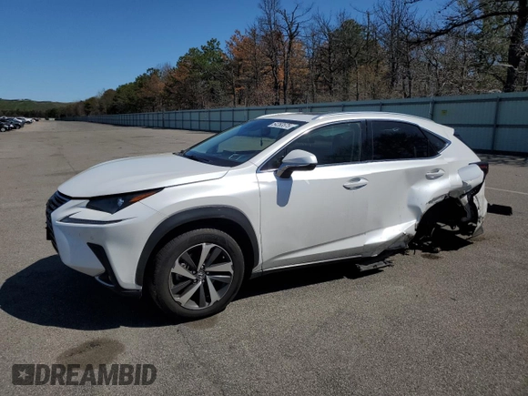 2020 Lexus NX 300 with VIN JTJGARDZ6L5012635, listed as a Copart auction lot 54263575 with 69,077 mi miles and Salvage Title. Bid and sale history available at DreamBid. Image 1.