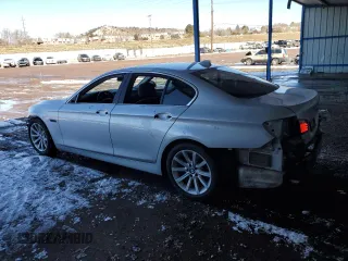 2015 BMW 5 Series 535d xDrive with VIN WBAFV3C50FD686494, listed as a Copart auction lot 45601615 with 128,181 mi miles and Salvage title. Bid and sale history available at DreamBid. Image 2.