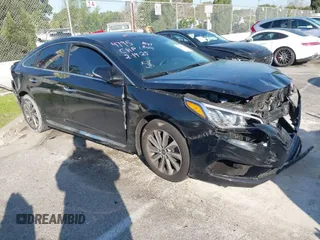 2017 Hyundai Sonata Sport with VIN 5NPE34AF8HH554795, listed as a IAAI auction lot 41647857 with 82,137 mi miles. Bid and sale history available at carsss.com. Image 1.