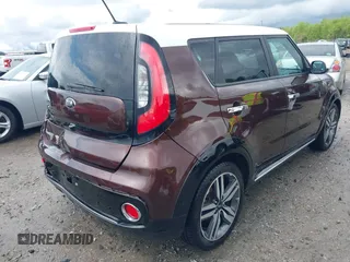 2017 Kia Soul + with VIN KNDJP3A56H7491284, listed as a IAAI auction lot 42019633 with 106,626 mi miles. Bid and sale history available at carsss.com. Image 4.
