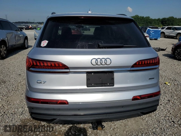 2021 Audi Q7 Premium Plus с VIN WA1LXAF70MD027467, выставлен на аукционе Copart как лот 63473275 с пробегом 71 238 миль миль и Списание • Salvage title. История ставок и продаж доступна на DreamBid. Изображение 6.