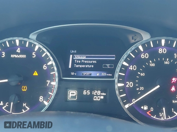 2020 Infiniti QX60 Luxe with VIN 5N1DL0MM2LC503968, listed as a IAAI auction lot 41797974 with 65,128 mi miles and . Bid and sale history available at DreamBid. Image 15.