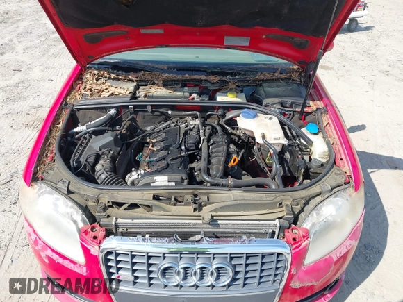 2008 Audi A4 2.0T with VIN WAUAF78EX8A054081, listed as a IAAI auction lot 42165895 with 1 mi miles. Bid and sale history available at carsss.com. Image 10.