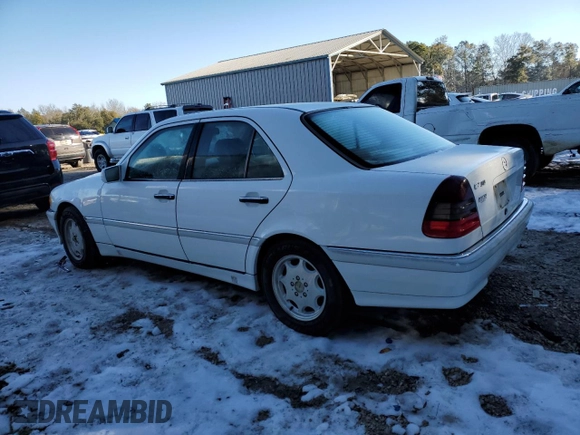 1998 Mercedes-Benz C 230/260/280/320 with VIN WDBHA23G1WA570692, listed as a Copart auction lot 42593755 with Not Provided miles and Salvage Title. Bid and sale history available at carsss.com. Image 2.