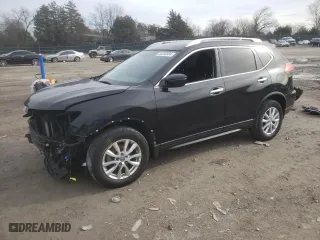 2017 Nissan Rogue S with VIN KNMAT2MV7HP526108, listed as a Copart auction lot 85205604 with NaN miles and Salvage Title. Bid and sale history available at carsss.com. Image 1.