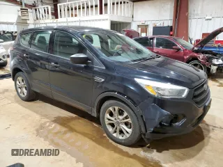 2017 Ford Escape S with VIN 1FMCU0F70HUB18958, listed as a Copart auction lot 46043985 with 190,447 mi miles and Salvage Title. Bid and sale history available at carsss.com. Image 4.