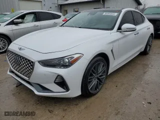 2019 Genesis G70 2.0T Advanced with VIN KMTG34LA8KU031060, listed as a Copart auction lot 86564554 with 69,178 mi miles and Salvage Title. Bid and sale history available at carsss.com. Image 1.