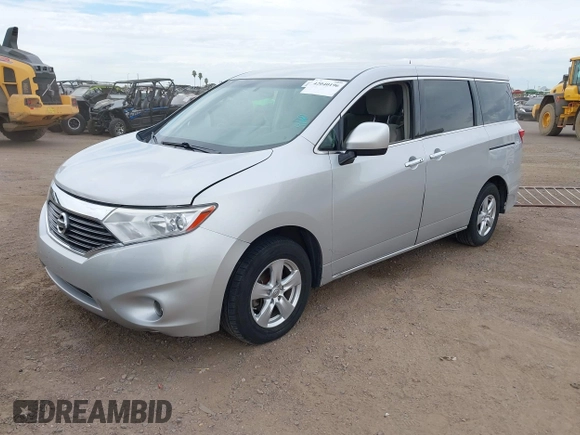 2015 Nissan Quest SV with VIN JN8AE2KP8F9125445, listed as a IAAI auction lot 42040196 with 125,218 mi miles. Bid and sale history available at carsss.com. Image 17.