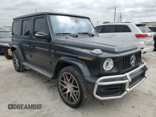 2020 Mercedes-Benz G 63 AMG with VIN WDCYC7HJ1LX335032, listed as a Copart auction lot 50654054 with 32,728 mi miles and . Bid and sale history available at DreamBid. Image 4.